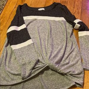 Black and Grey Sweater